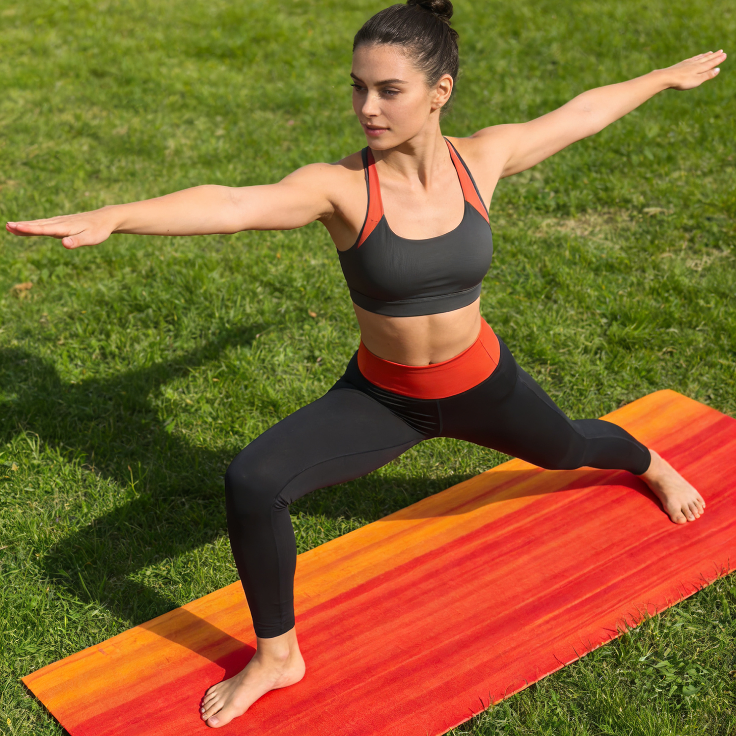rainbow yoga mat 5mm（extra width 66cm）