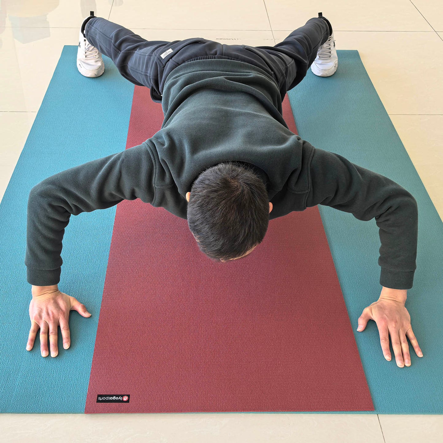 PRO large yoga mat 48"x72" 6mm