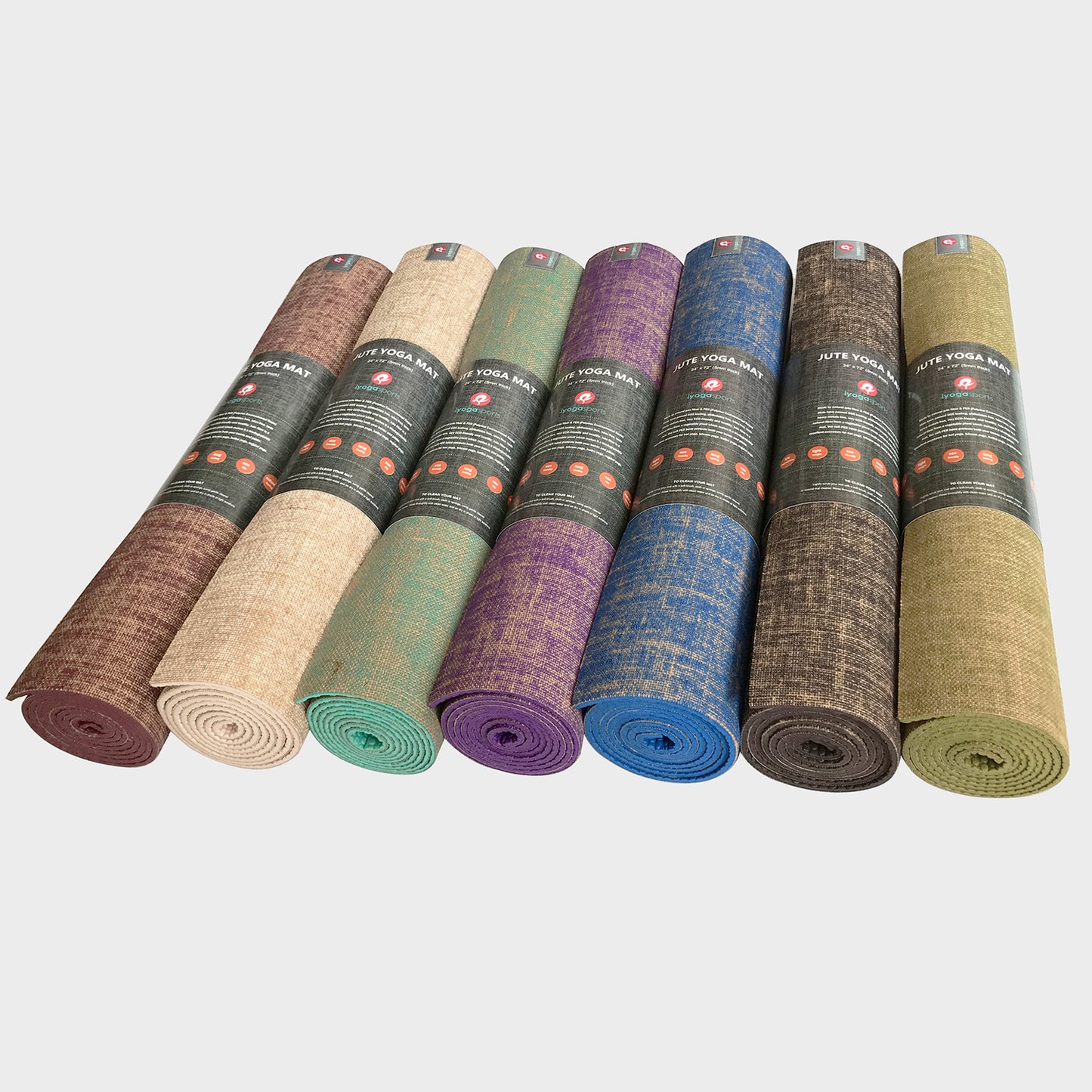 natural jute yoga mat 5mm