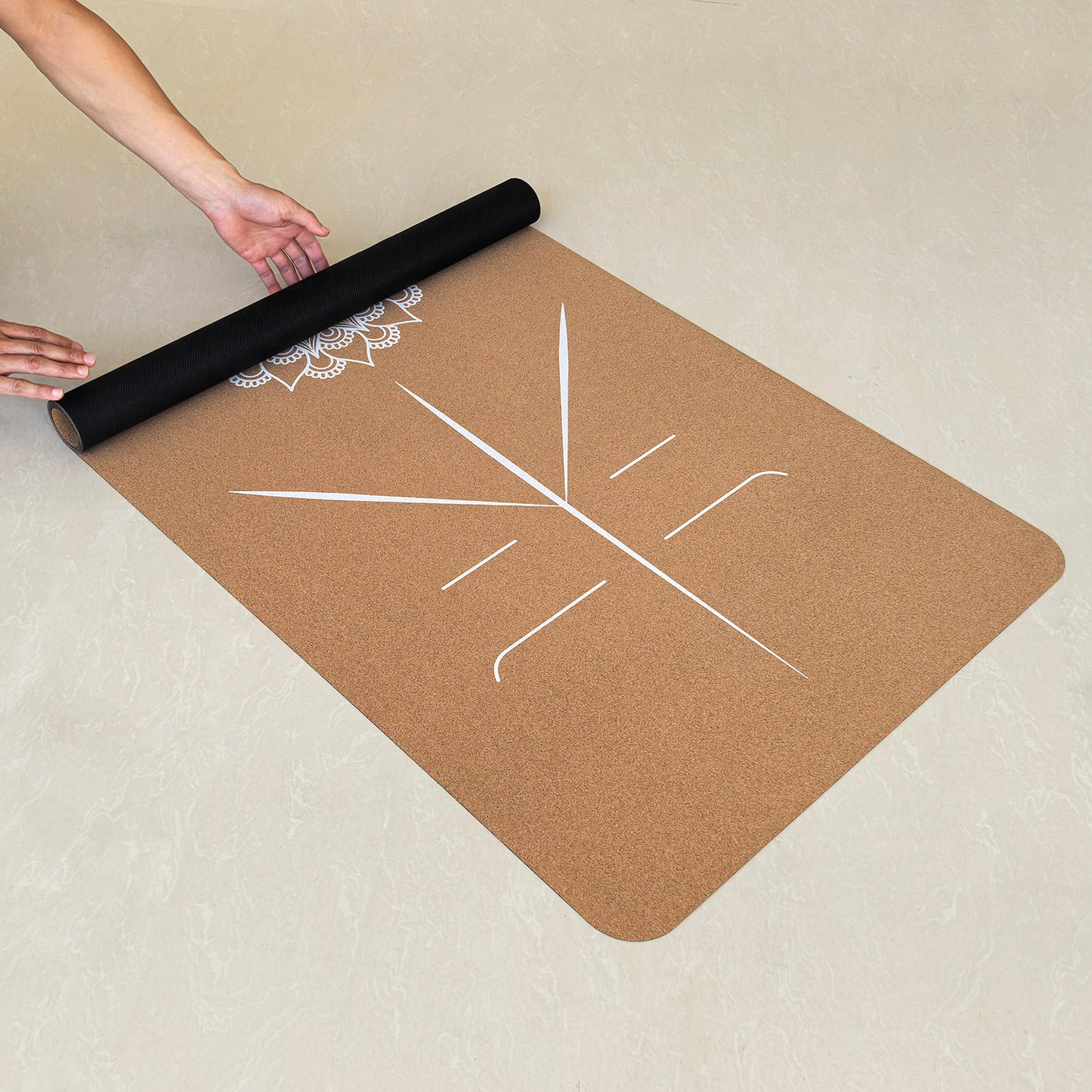 cork rubber travel mat 1.5mm