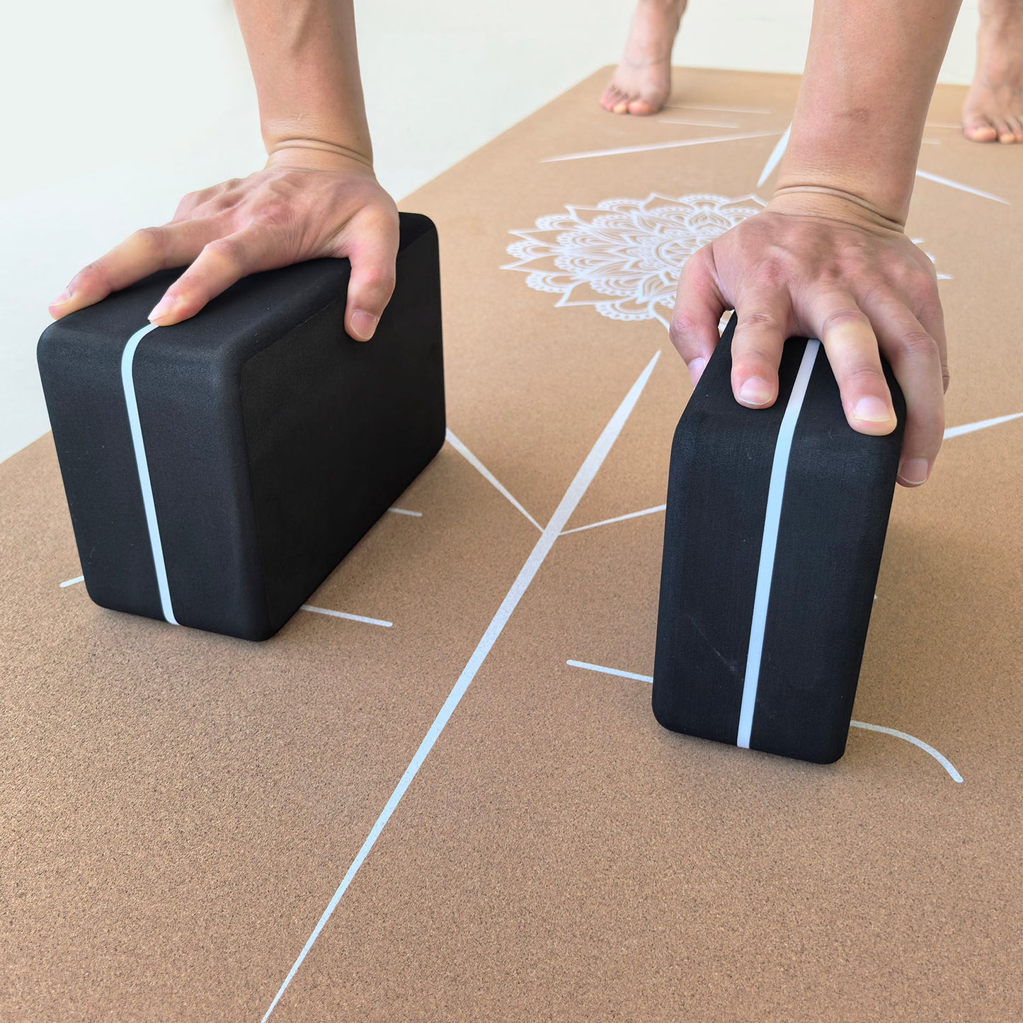 high density foam yoga block 4"