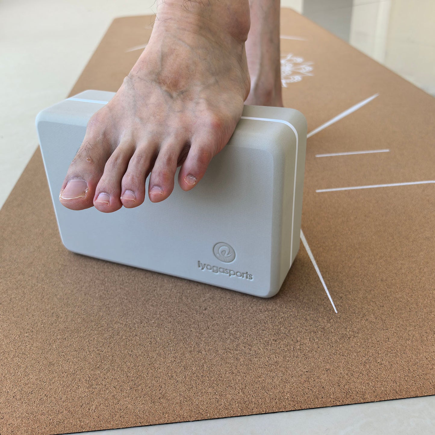 high density foam yoga block 3"
