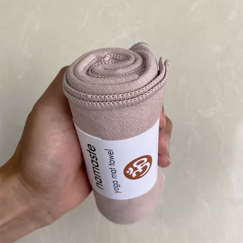 Suede yoga hand towel
