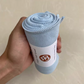 Suede yoga hand towel