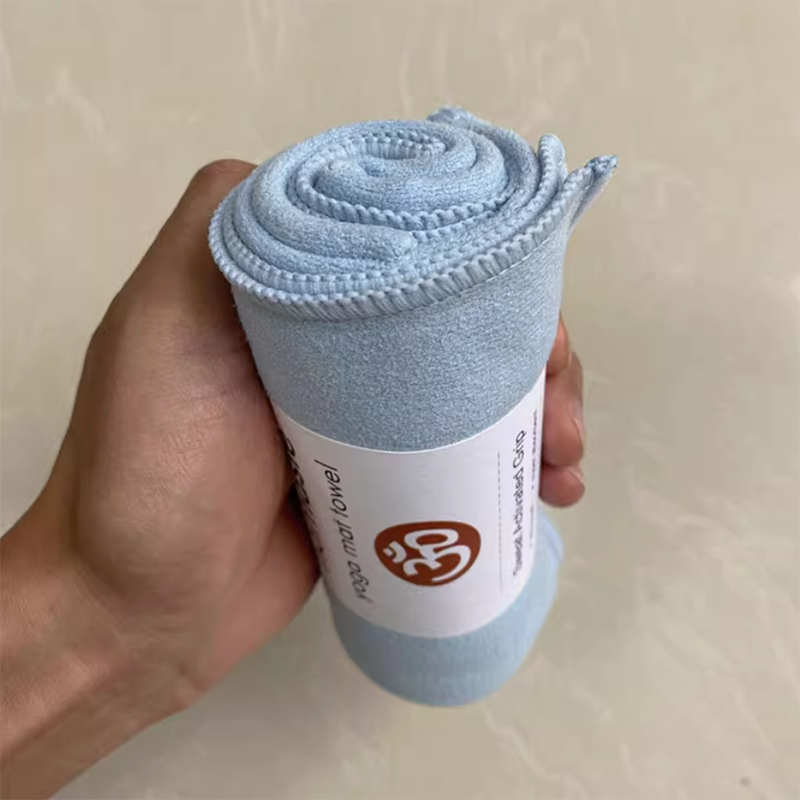 Suede yoga hand towel