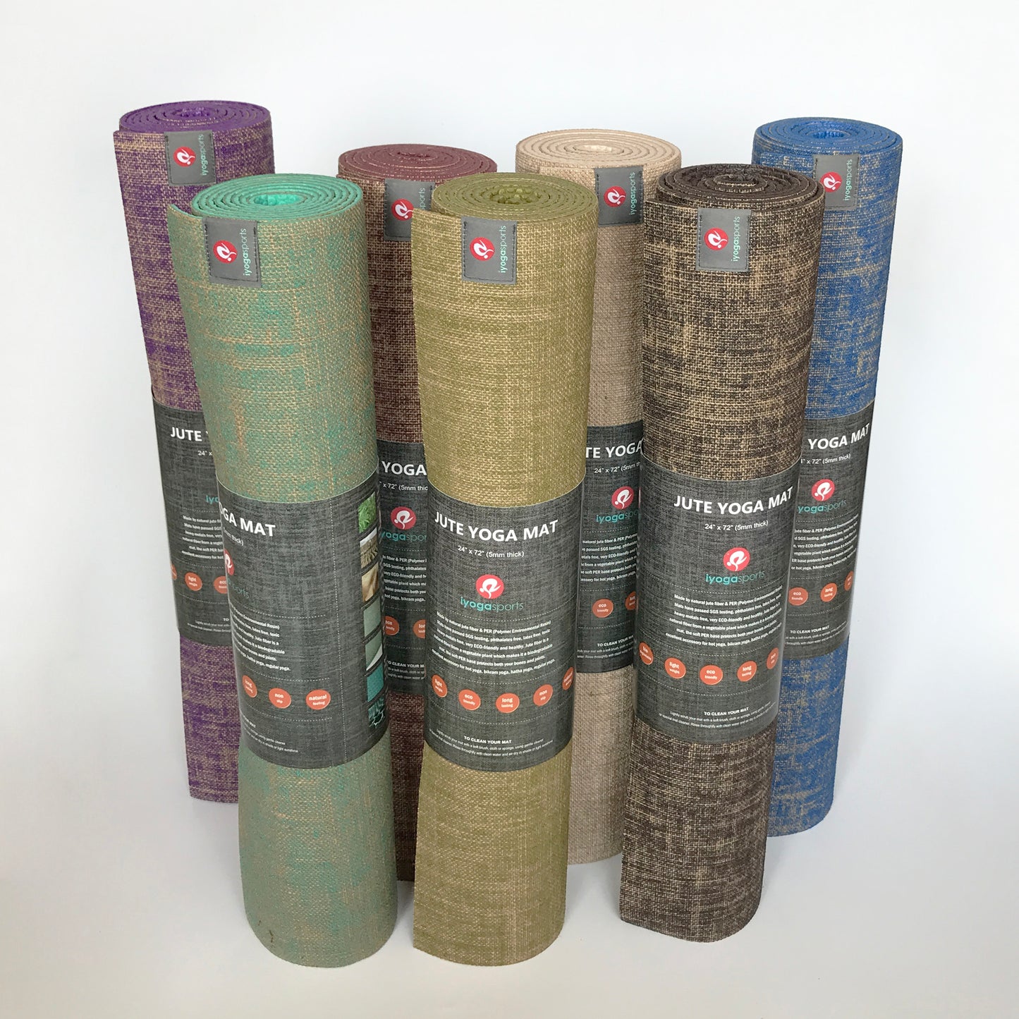 natural jute yoga mat 5mm