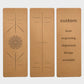 cork rubber yoga mat 4mm