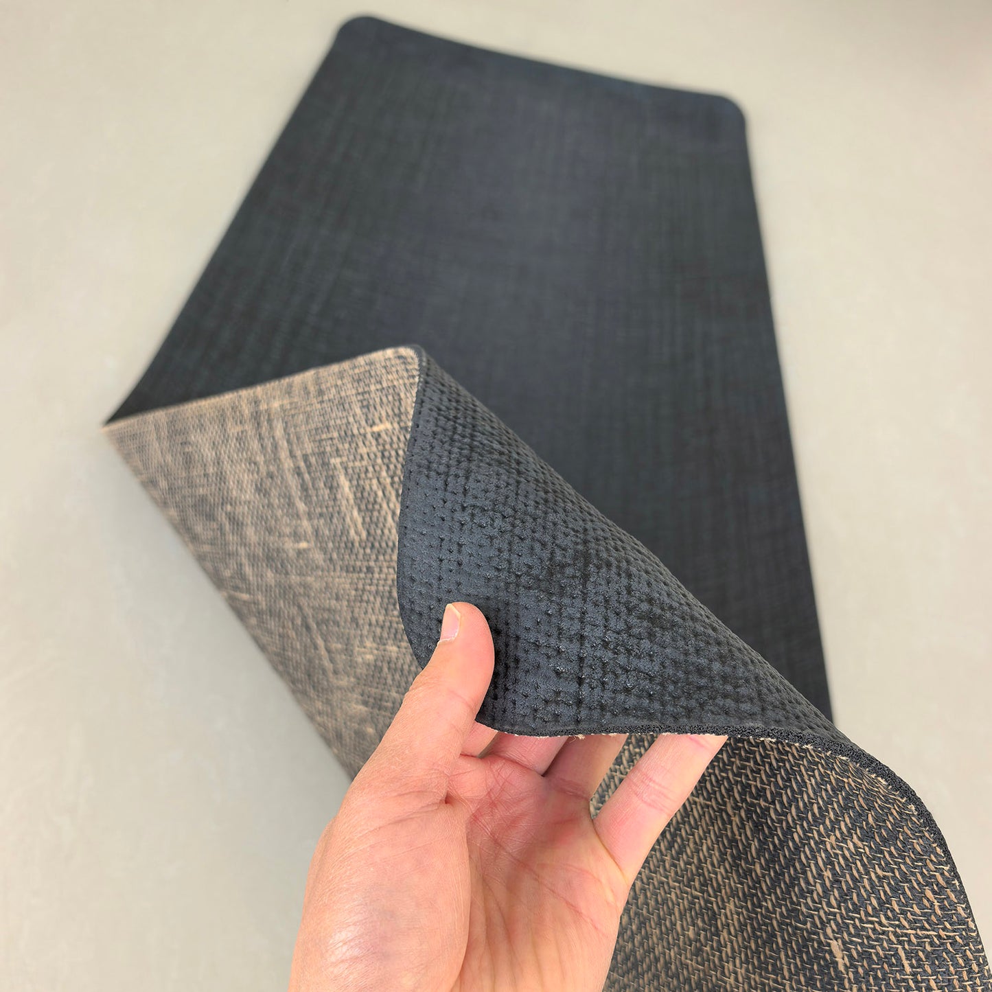 jute natural rubber mat 4mm (extra width)