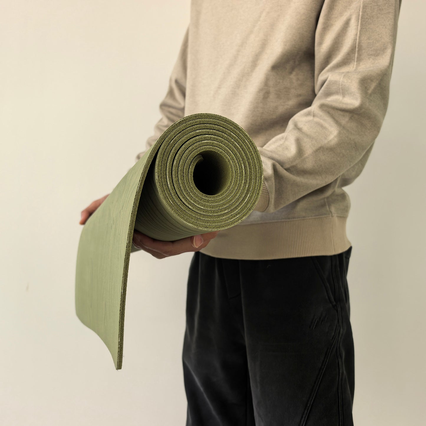 natural rubber yoga mat 4.5mm (extra width)