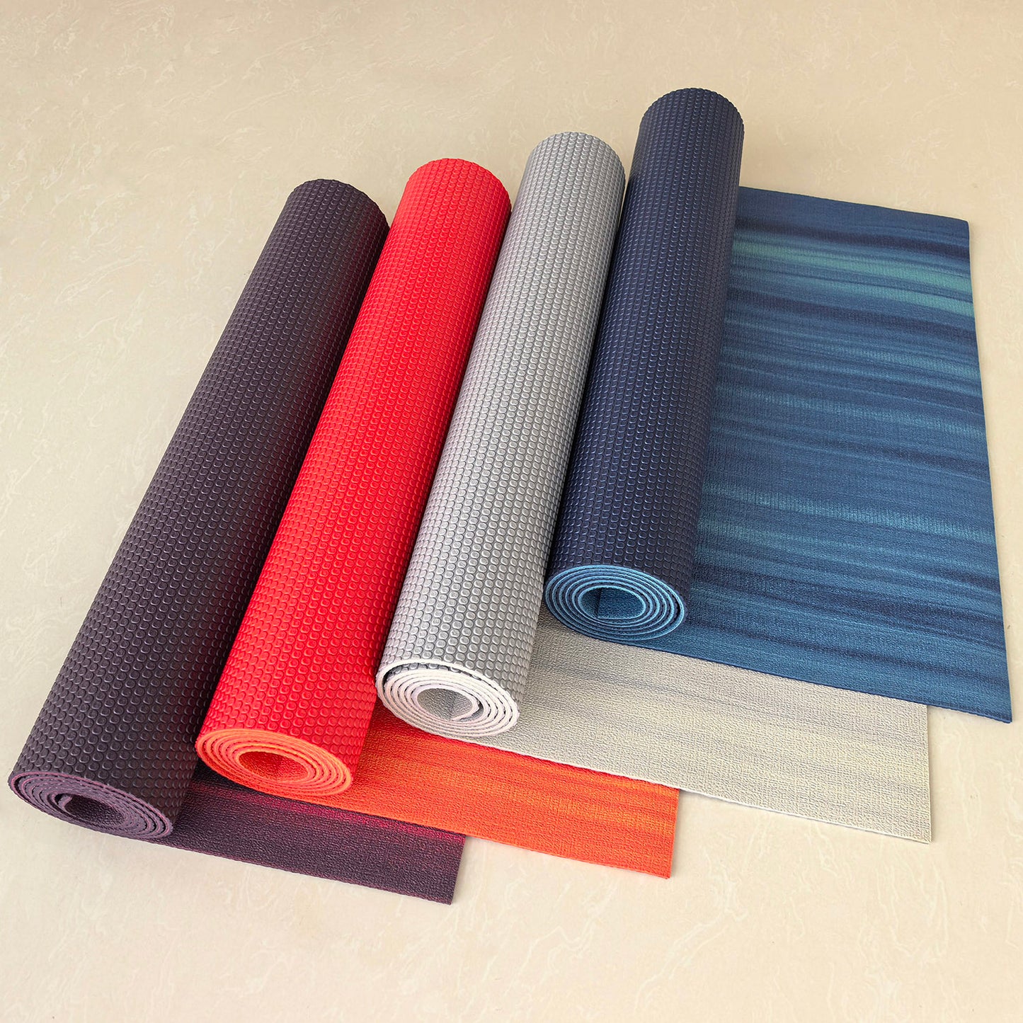 rainbow yoga mat 5mm（extra width 66cm）