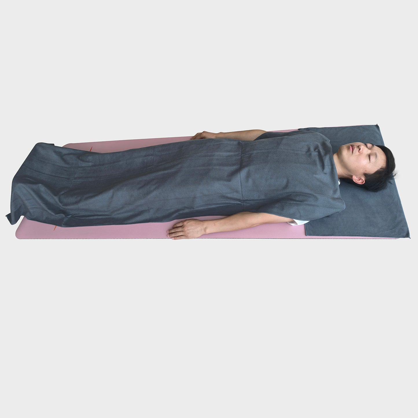 suede yoga towel (extra width 68cm)