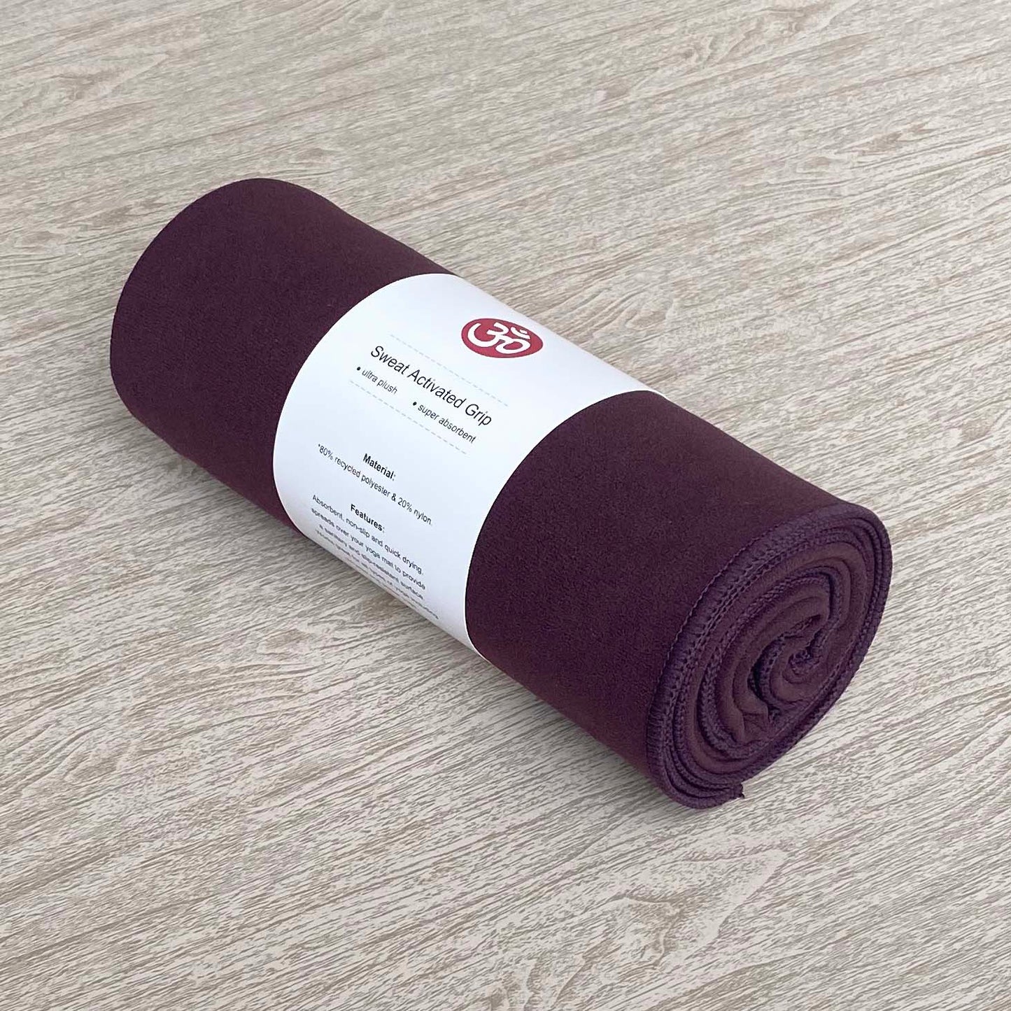 suede yoga towel (extra width 68cm)