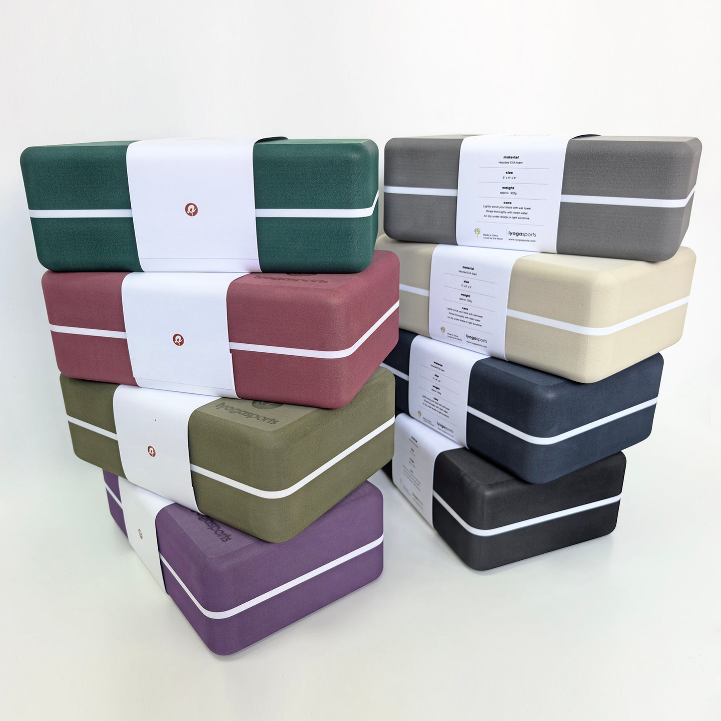 high density foam yoga block 3"