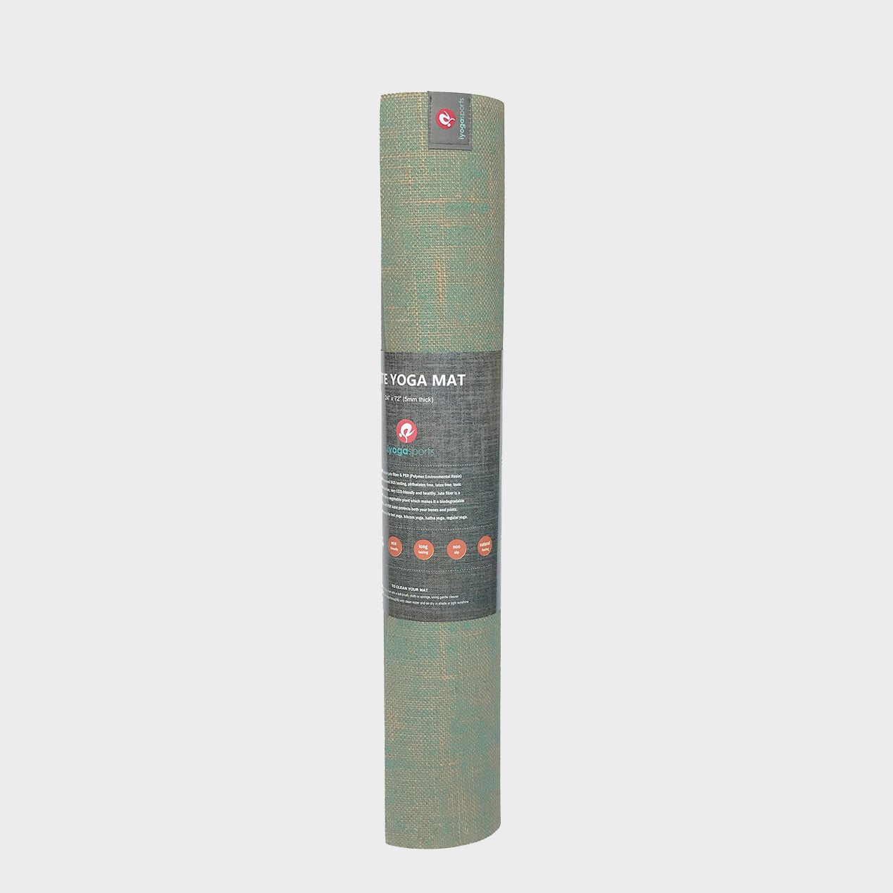 natural jute yoga mat 5mm
