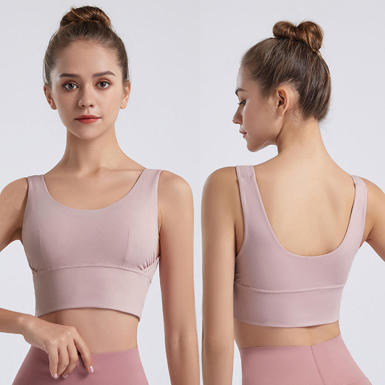 a bunched yoga vest