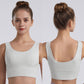 a bunched yoga vest