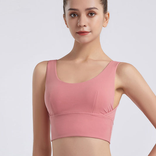a bunched yoga vest