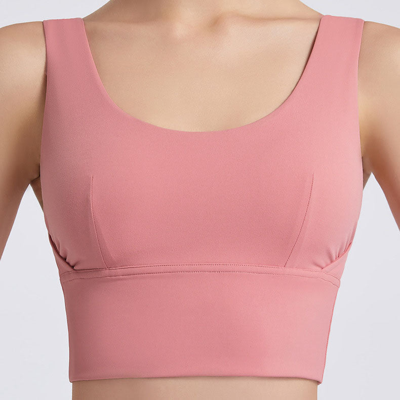a bunched yoga vest