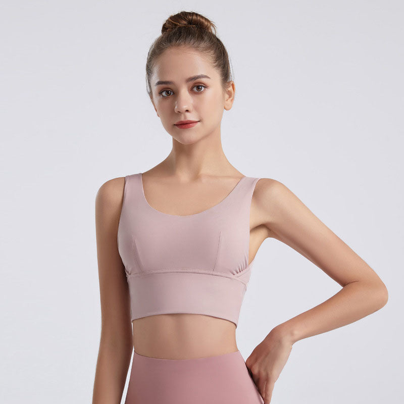 a bunched yoga vest