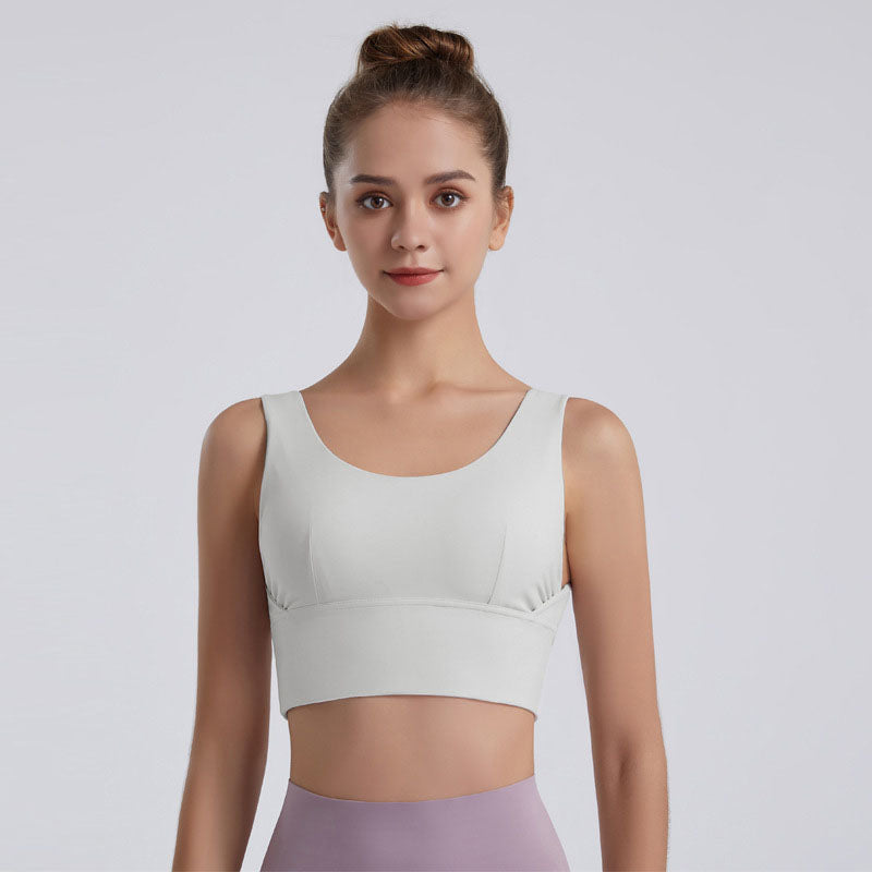 a bunched yoga vest