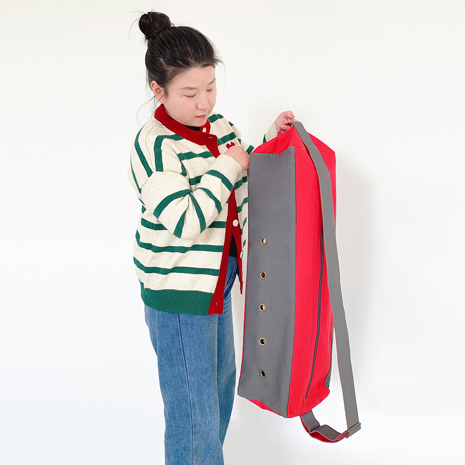 all in one cotton yoga bag
