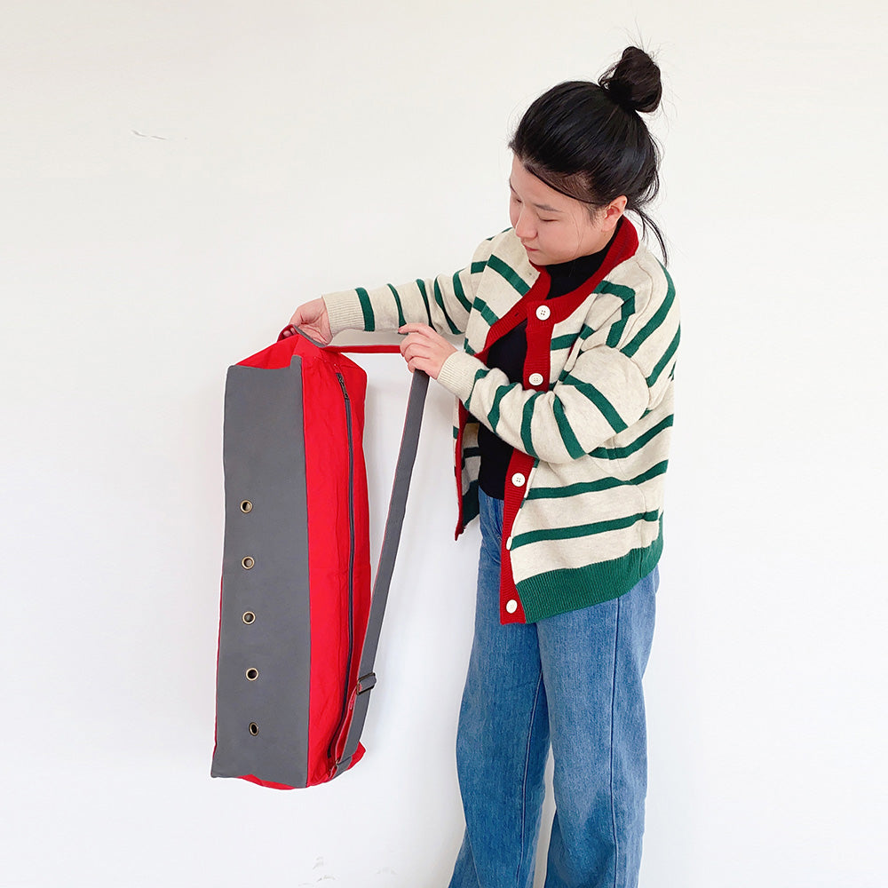 all in one cotton yoga bag