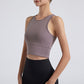 a sleeveless yoga vest