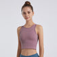 a sleeveless yoga vest