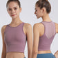 a sleeveless yoga vest