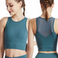 a sleeveless yoga vest