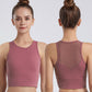 a sleeveless yoga vest