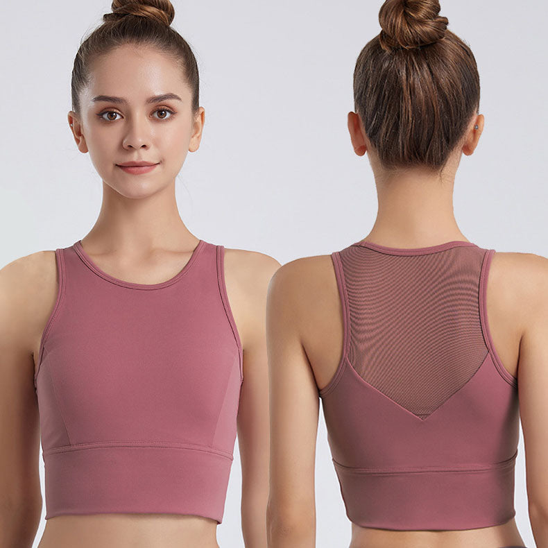 a sleeveless yoga vest