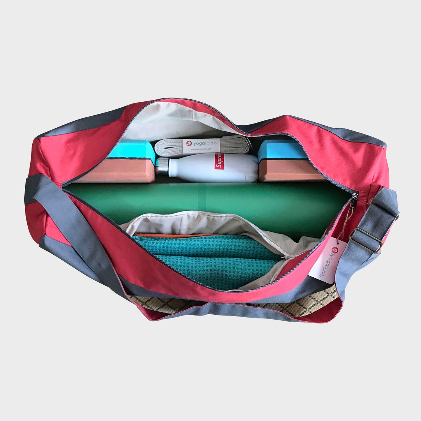all in one cotton yoga bag