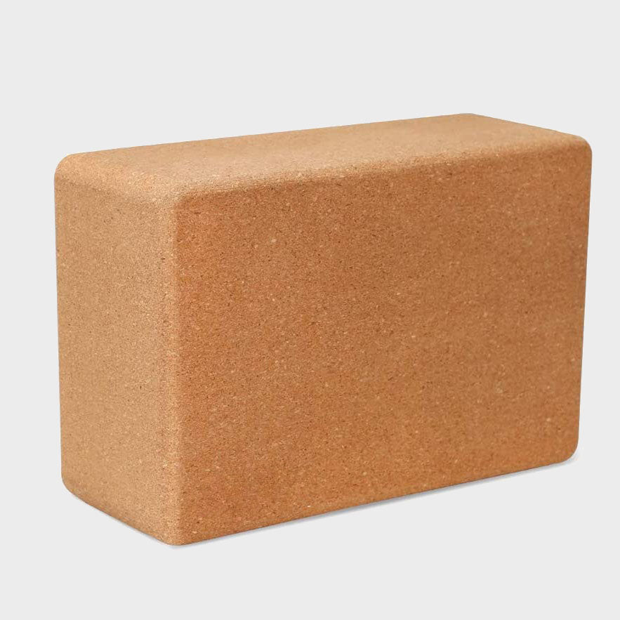 cork yoga block 3"