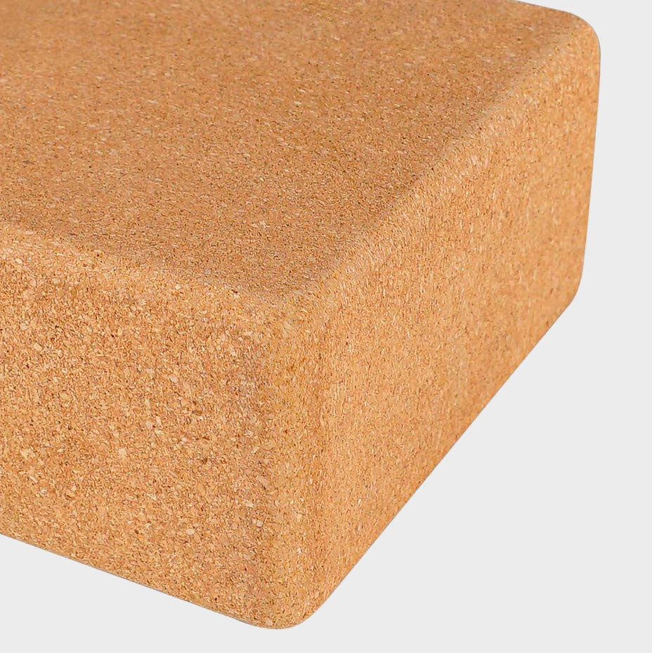 cork yoga block 3"