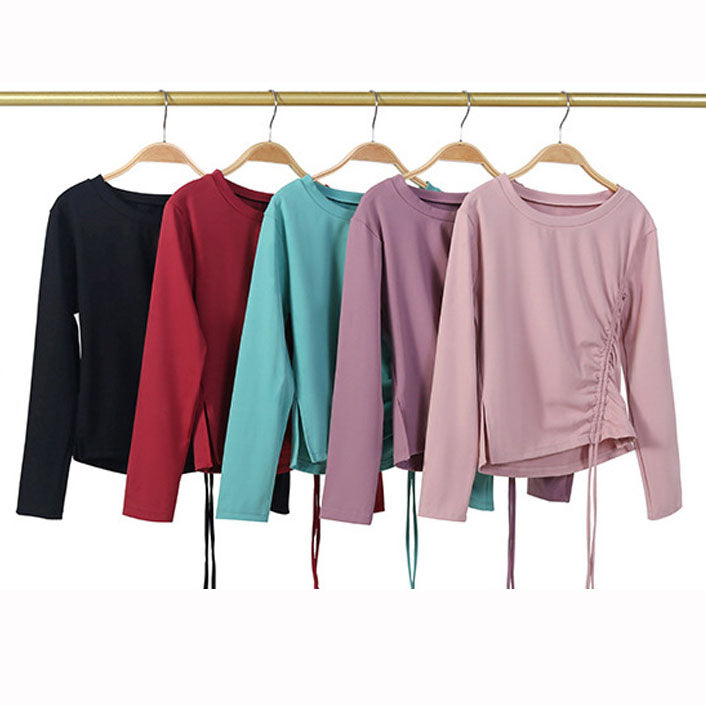 drawstring long sleeve