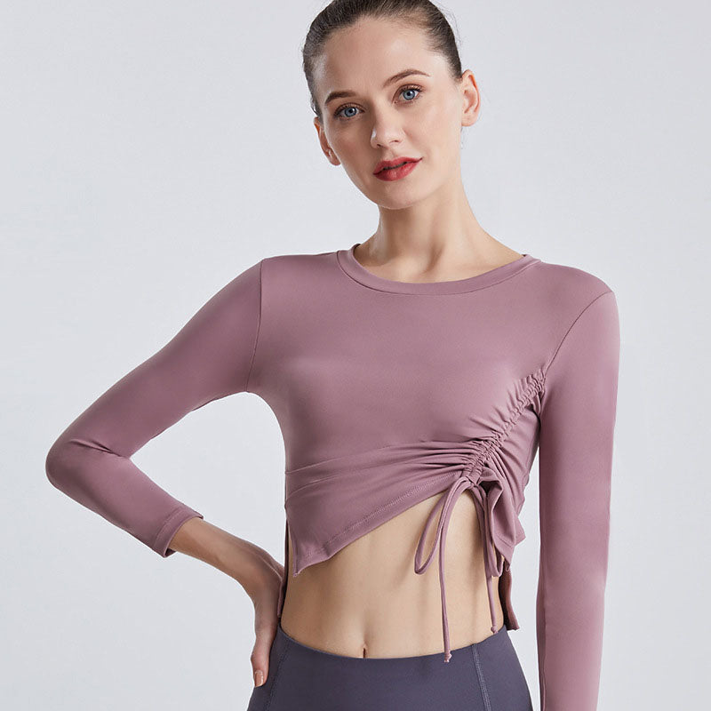 drawstring long sleeve
