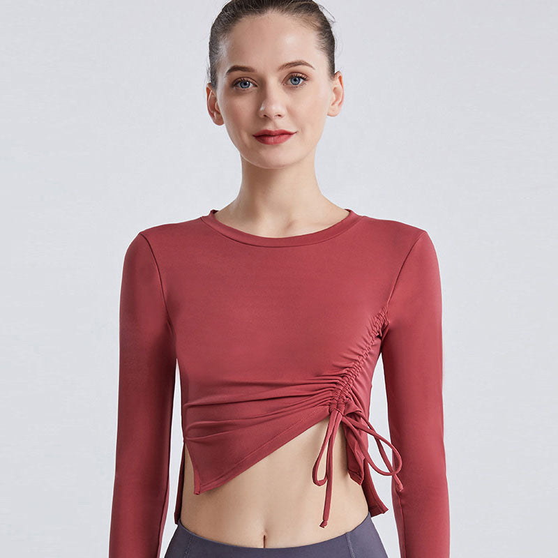 drawstring long sleeve