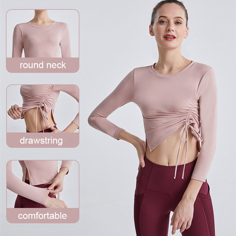 drawstring long sleeve