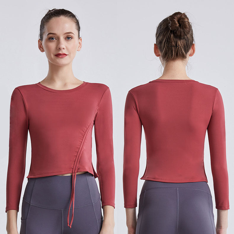 drawstring long sleeve