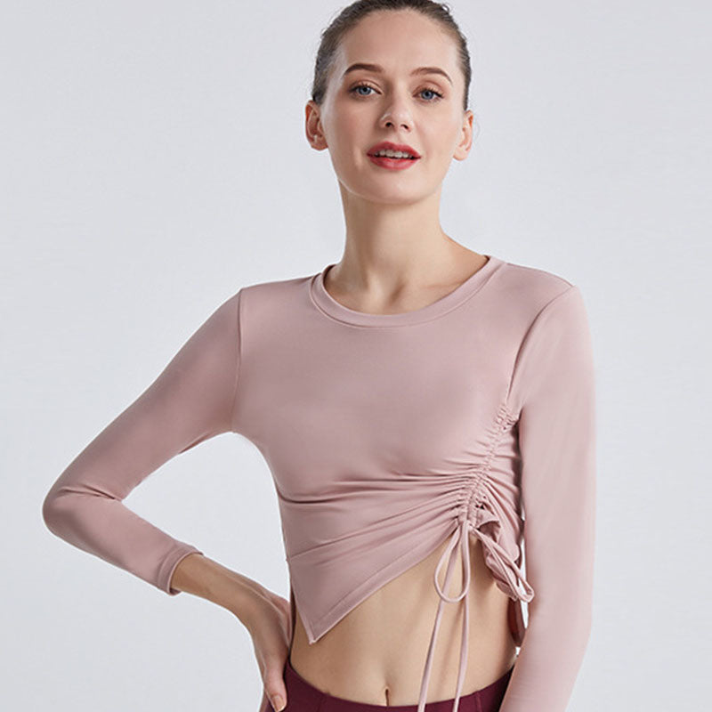 drawstring long sleeve