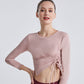 drawstring long sleeve