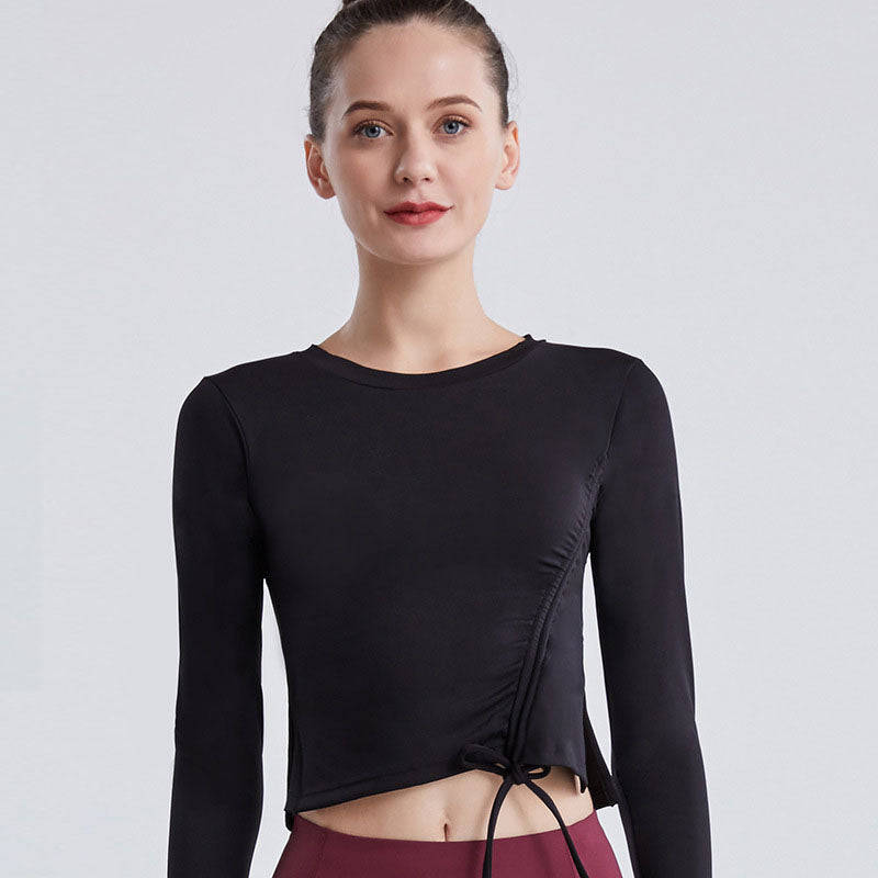 drawstring long sleeve