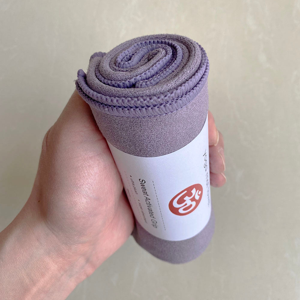 Suede yoga hand towel