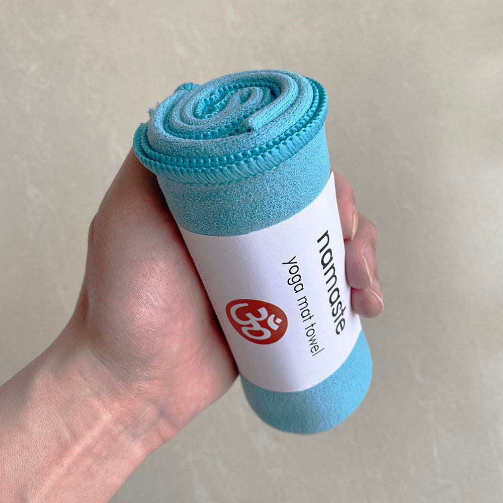 Suede yoga hand towel