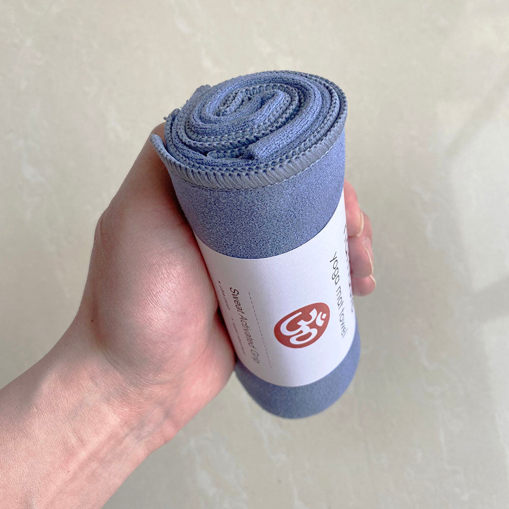 Suede yoga hand towel