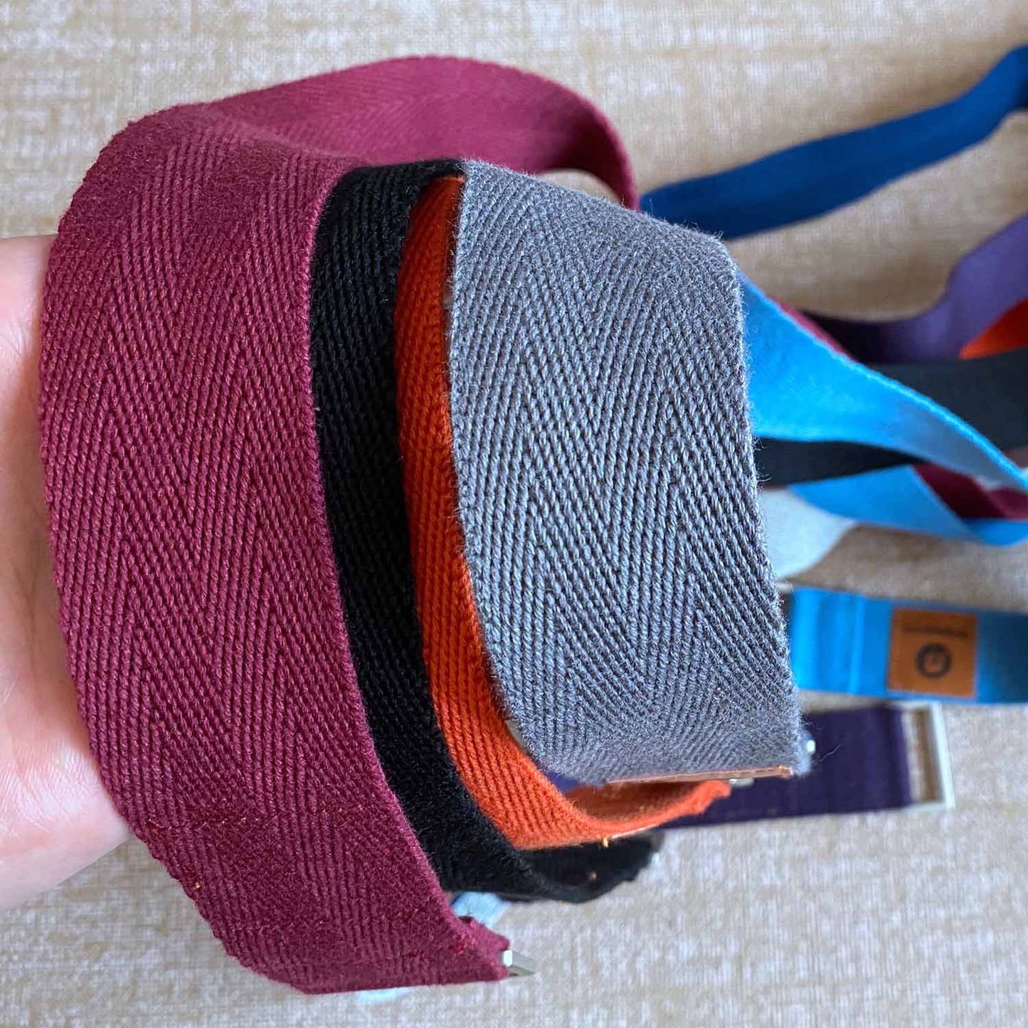 organic cotton mat sling (shoulder)