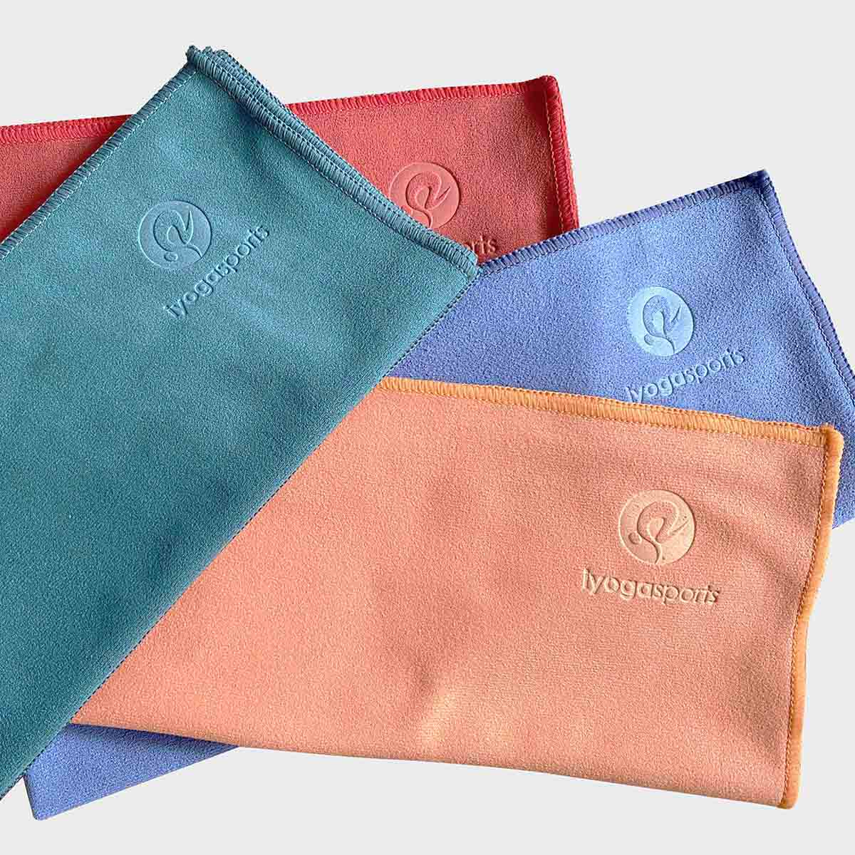 Suede yoga hand towel