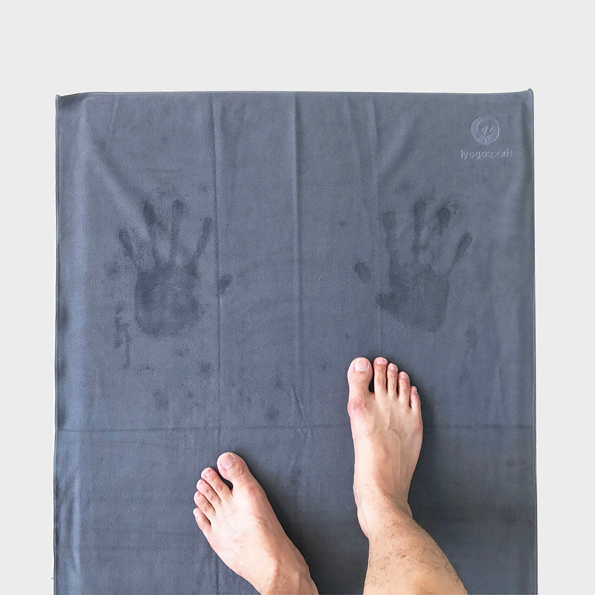 suede yoga towel (extra width 68cm)