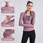turtleneck zipper cardigan